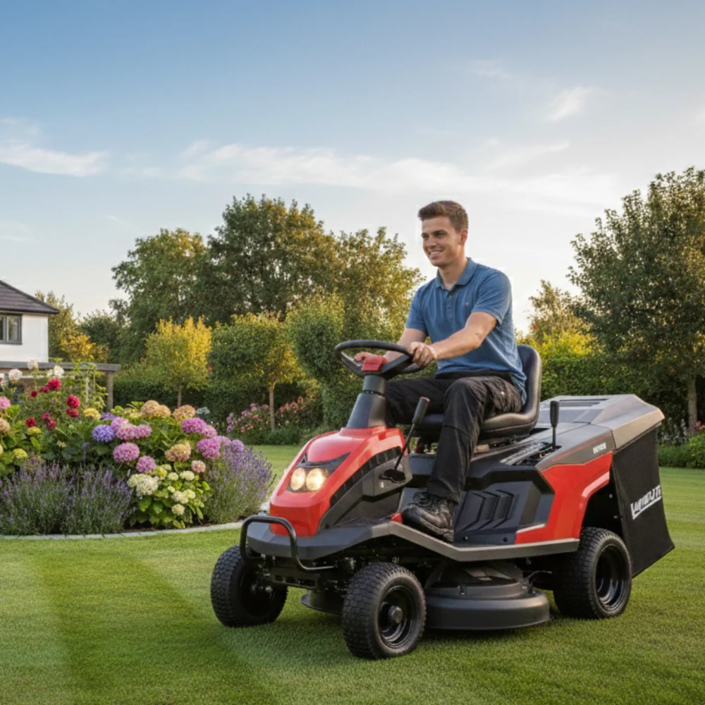 Premium Garden Tractor | Compact Ride-On Lawn Tractor – Ultimate Lawnflite T66RSH-D4 65cm - Image 2