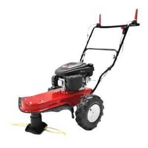 self-propelled wheeled trimmer mower Cobra WT60SP cutting grass