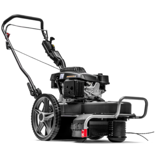 Weibang Velocity 56 WTP push wheeled trimmer with 56cm offset cutter deck and Weibang X200 engine